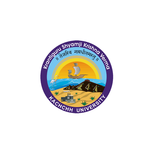 Krantiguru Shyamji Krishna Verma Kachchh University logo