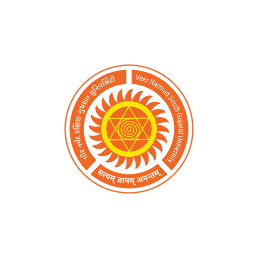 Veer Narmad South Gujarat University logo